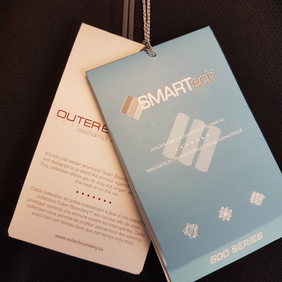 OUTER BOUNDARY Jacket Large US L Smart Tech Quarter Zip Fleece ATB Financial - Picture 7 of 16